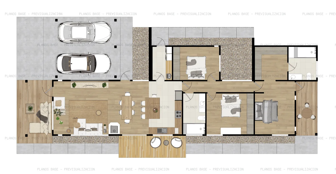 Plano de planta de MODELO CG 209