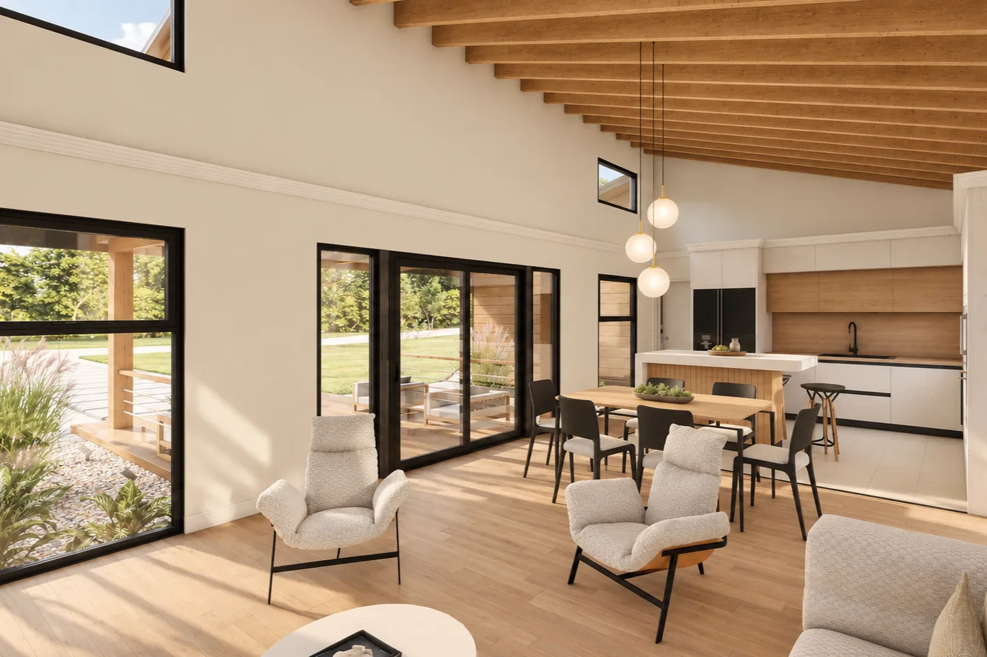 Plano de casa MODELO CG 206, 3 dormitorios, 2 baños, 115 metros m² - vista 7